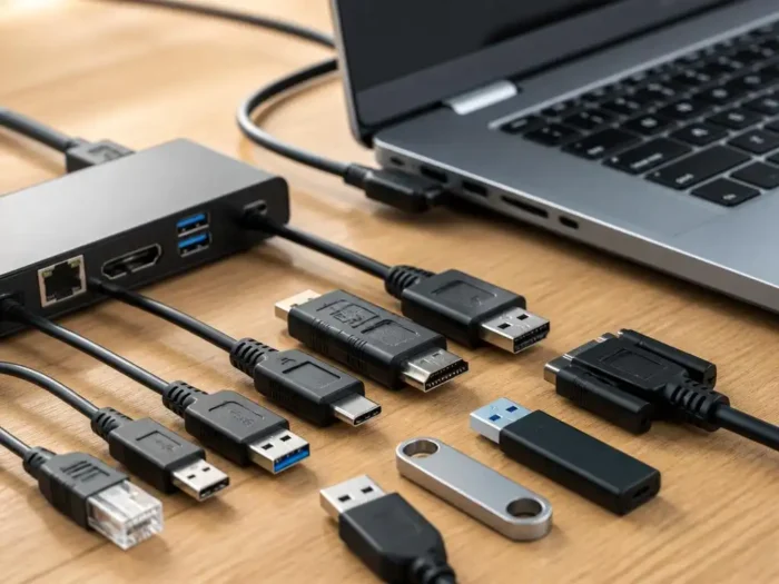 Essential guide to a device connecting to a computer port