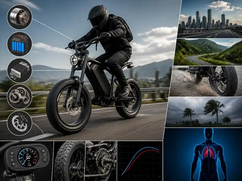 Factors influencing the top speed of a 1500w electric bike