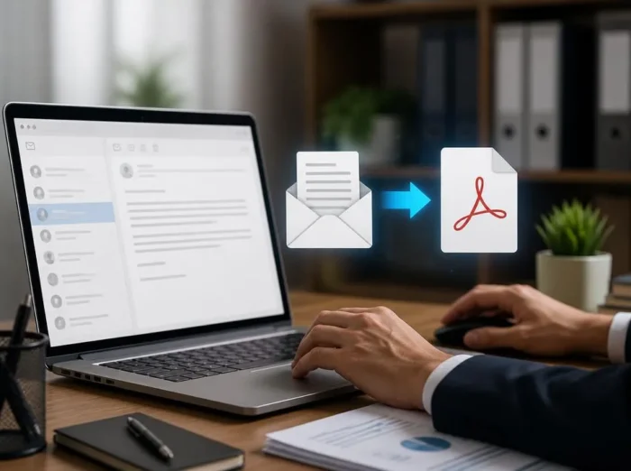 How to convert your professional emails into pdf files easily