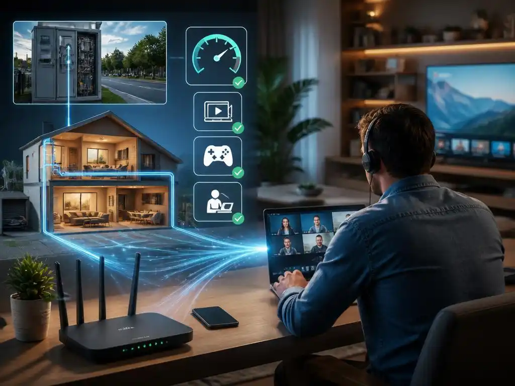 Optimizing your home network with a reliable fttc connection