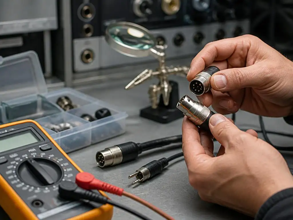 Troubleshooting and Repair Guide for DIN Plug Connections