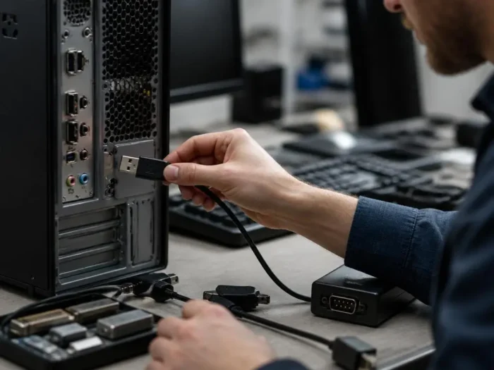 Troubleshooting common issues when a device connecting to a computer port fails