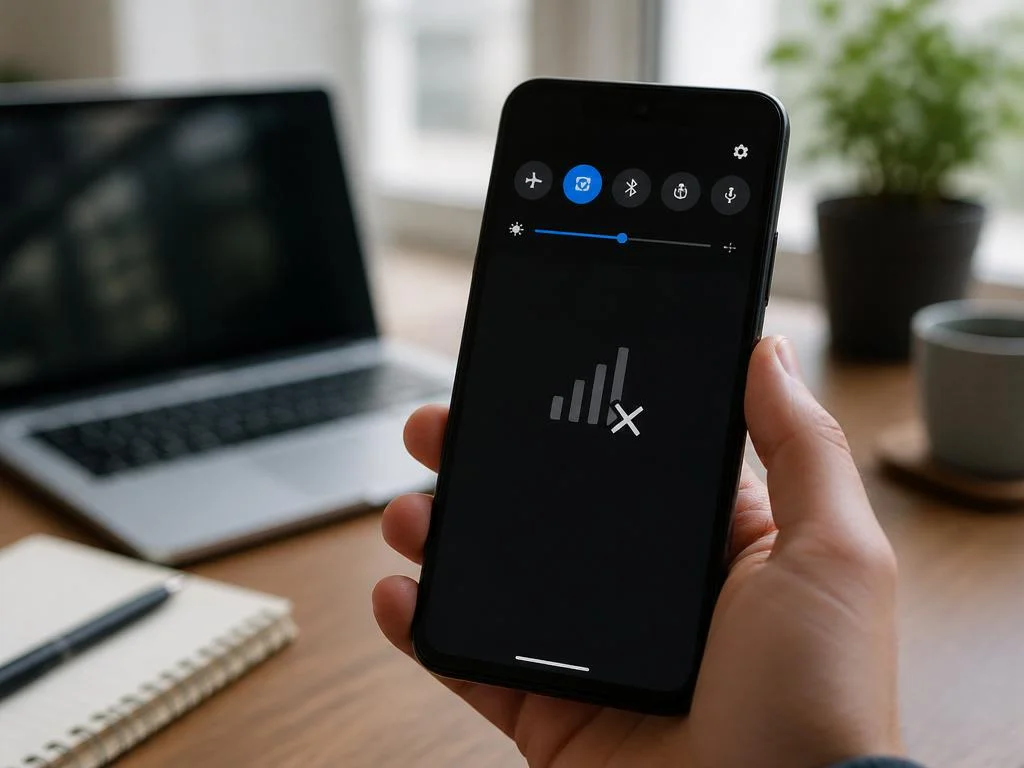 Troubleshooting steps for android mobile network state disconnected