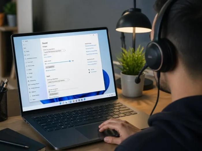 Easy ways how to change headphones to headset windows 11