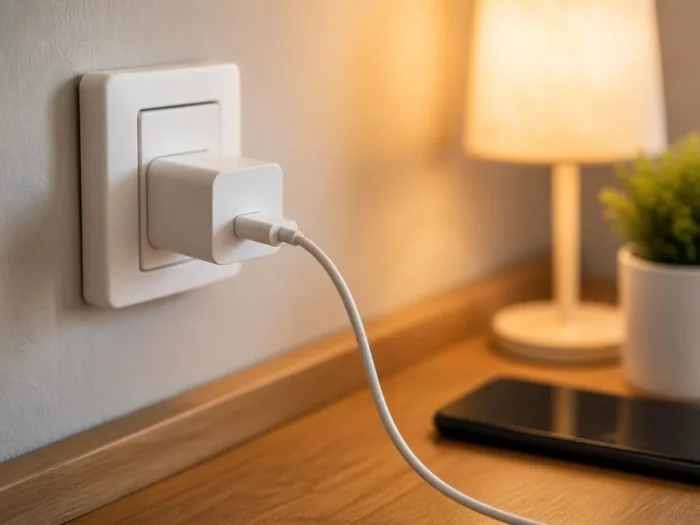 Is leaving phone charger plugged in without phone a fire hazard?