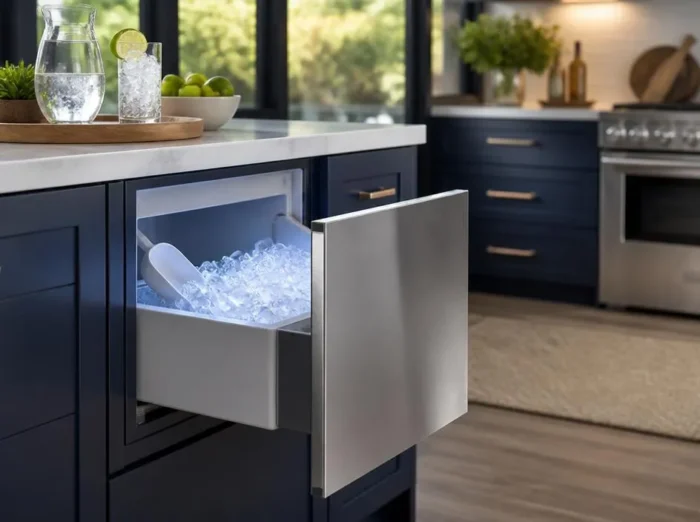 Top tips for maximizing kitchen efficiency with a built in ice maker drawer